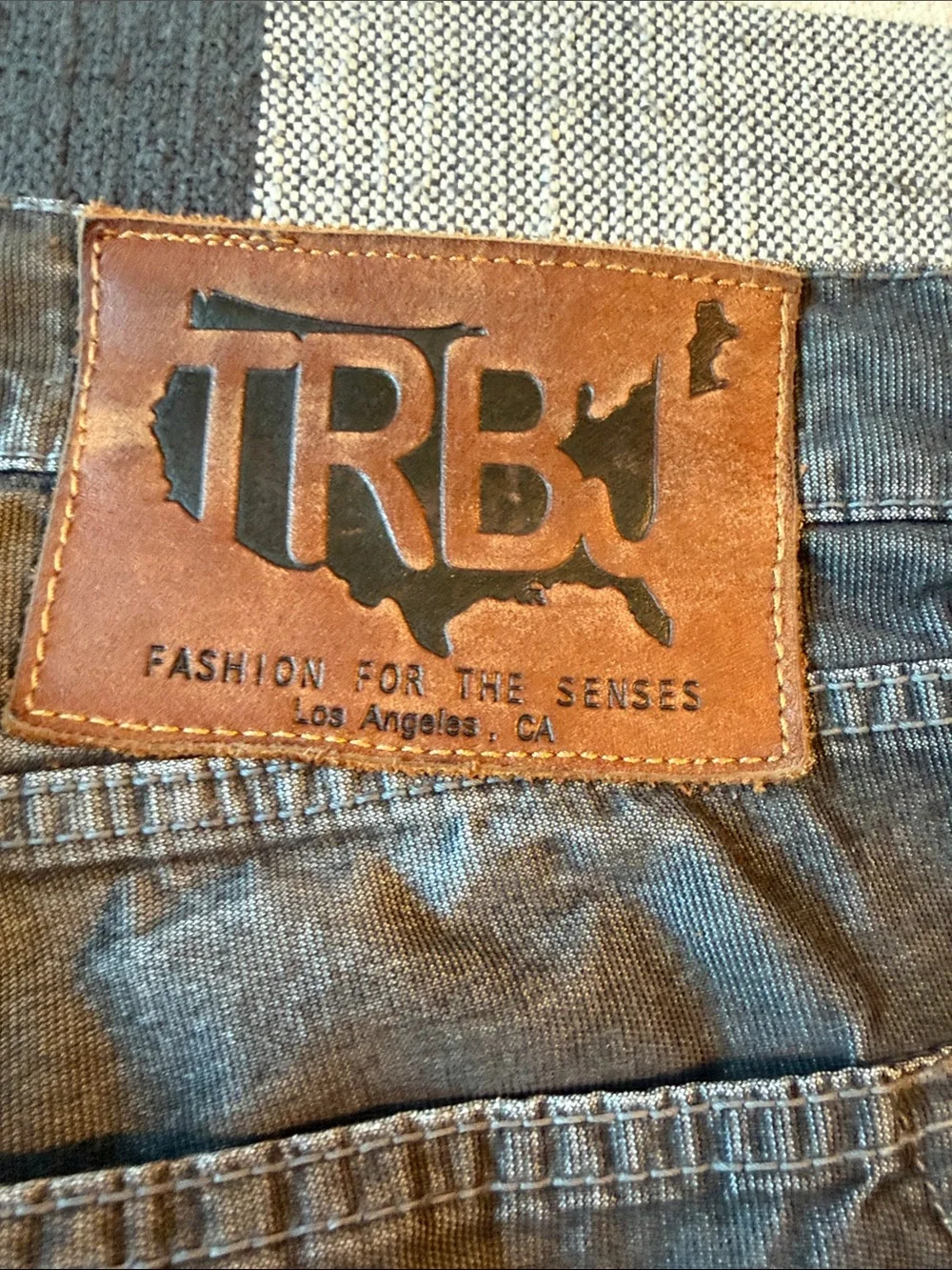True Religion Men's Relaxed Jeans in Gray